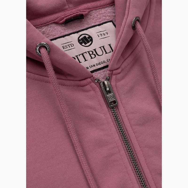 Dámska mikina Pitbull Manzanita Heart Hooded Zip Sweatshirt pink 7