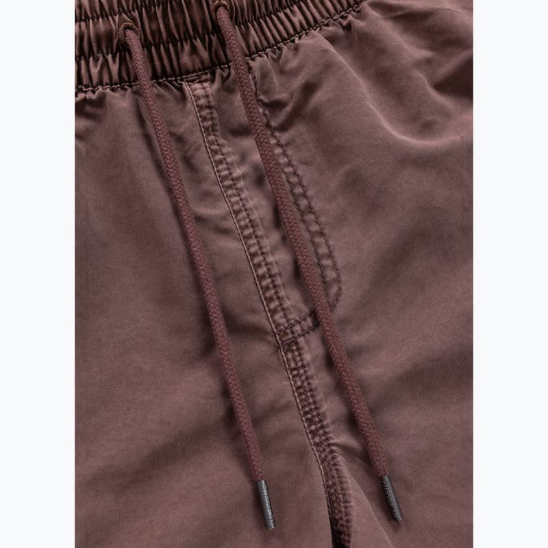 Pánske plavecké šortky Pitbull Balfour dusty burgundy 4