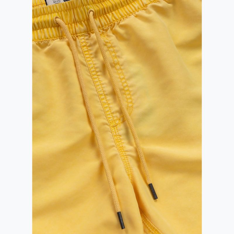Pánske plavecké šortky Pitbull Balfour washed yellow 4