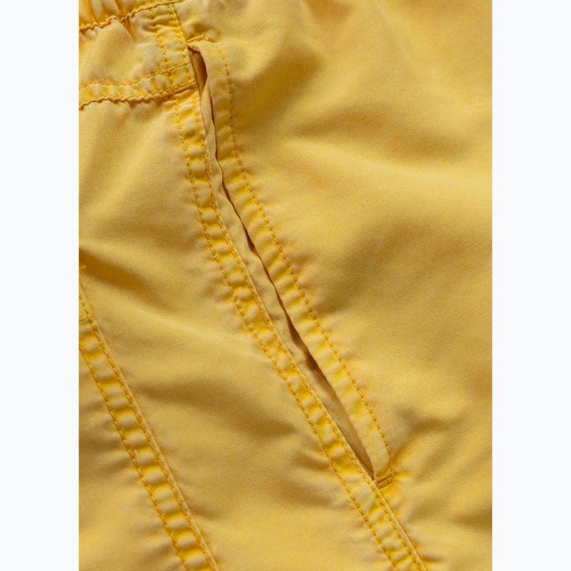 Pánske plavecké šortky Pitbull Balfour washed yellow 7