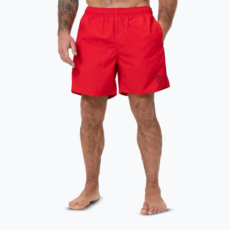 Pánske plavkové šortky Pitbull Crownhill red