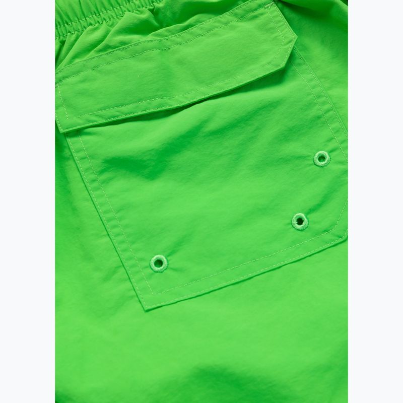 Pánske plavecké šortky Pitbull Crownhill fluo green 5