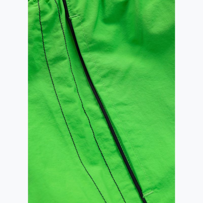 Pánske plavecké šortky Pitbull Crownhill fluo green 6