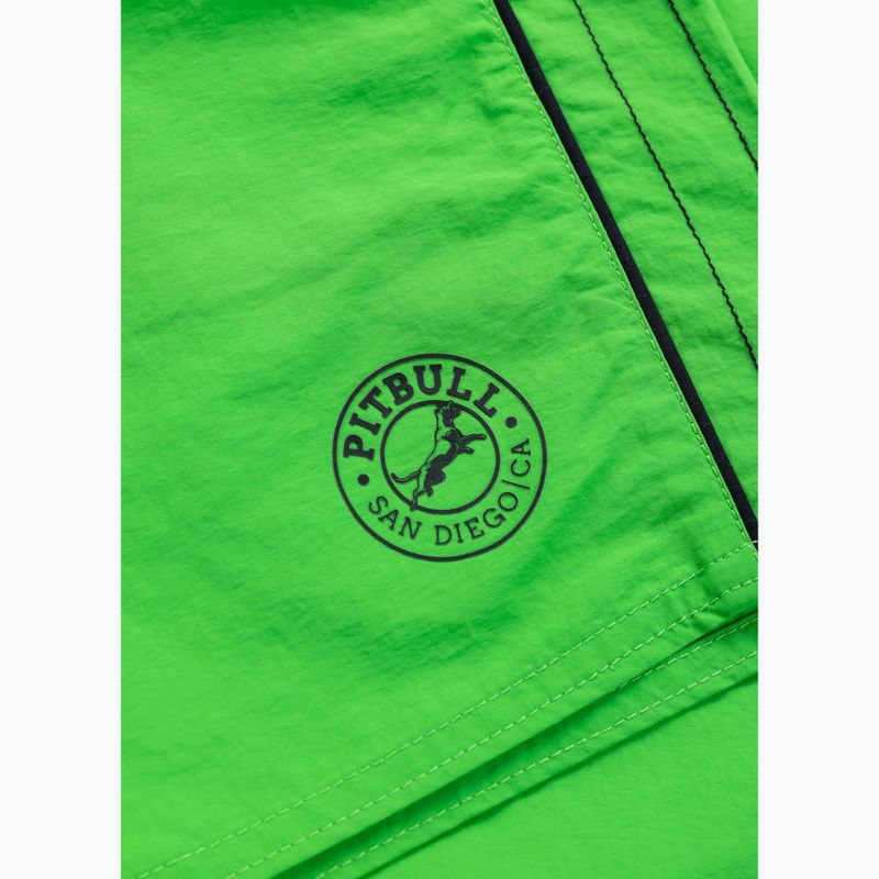 Pánske plavecké šortky Pitbull Crownhill fluo green 7