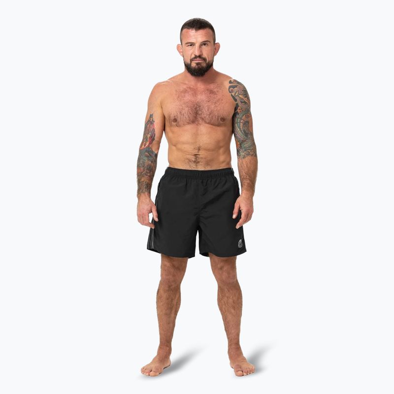 Pánske plavecké šortky Pitbull Crownhill black 2