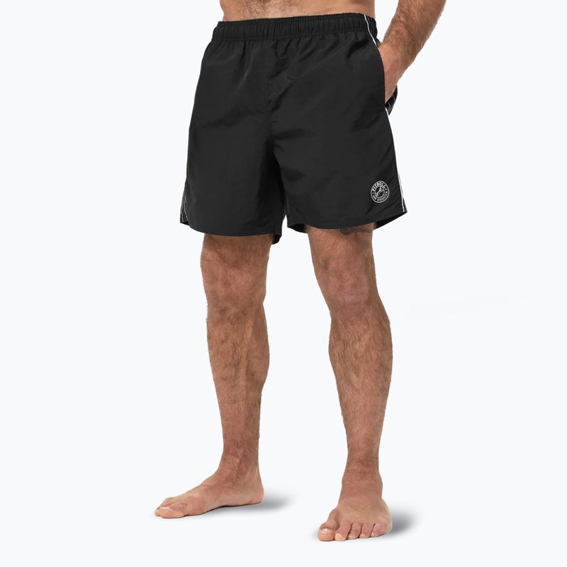 Pánske plavecké šortky Pitbull Crownhill black 4