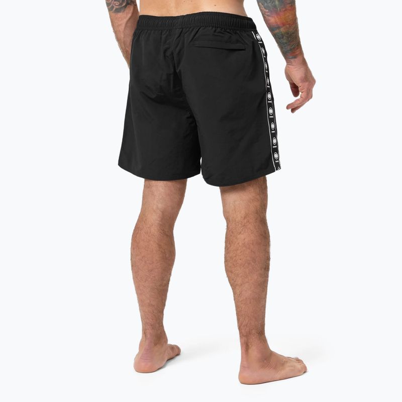 Pánske plavecké šortky Pitbull Blackmore black 3