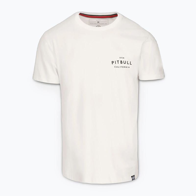 Pánske tričko Pitbull USA CAL off white 4