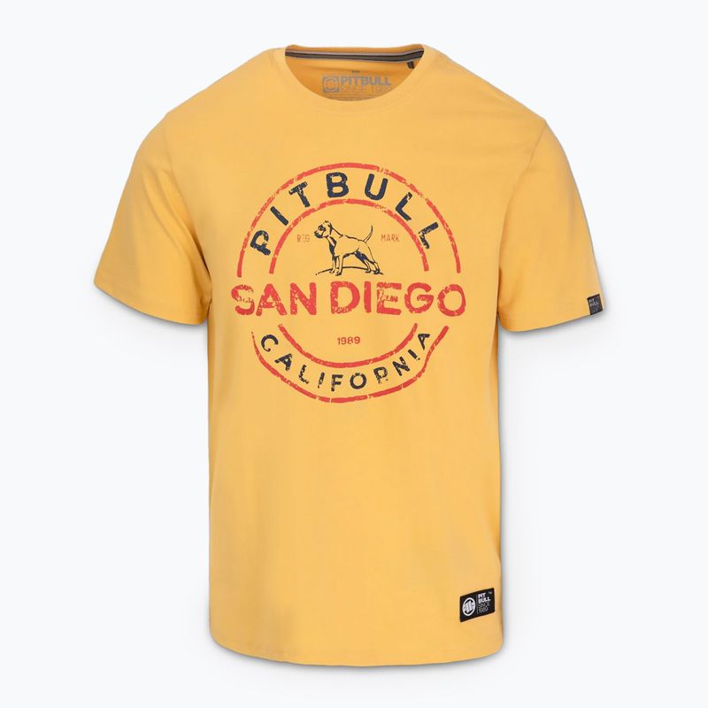 Pánske tričko Pitbull San Diego Ins. pale yellow 4