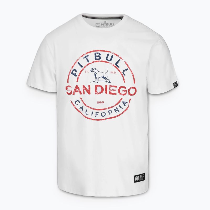 Pánske tričko Pitbull San Diego Ins. white/blue 4
