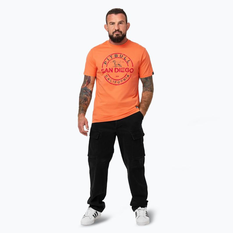 Pánske tričko Pitbull San Diego Ins. fluo orange 2