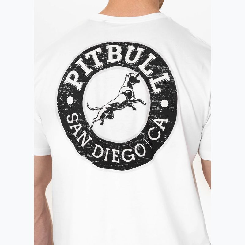 Pánske tričko Pitbull San Diego CA black/white 4