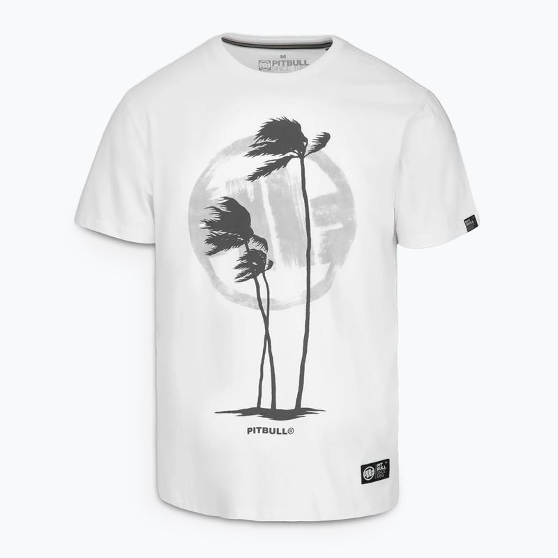 Pánske tričko Pitbull Palms white 4