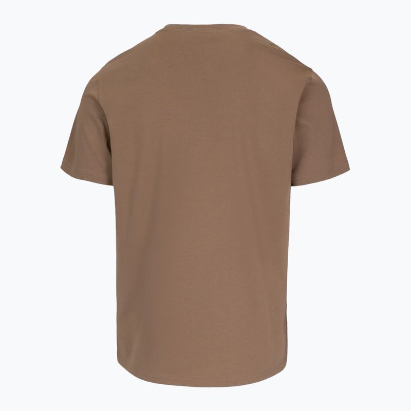 Pánske tričko Pitbull Logo Palms brown savana 5