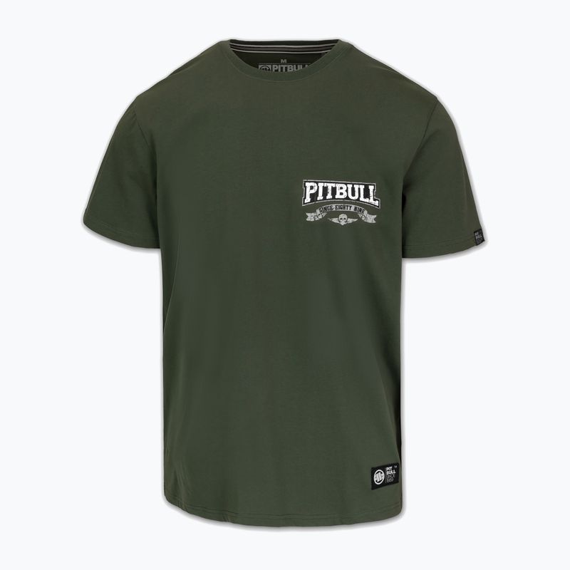 Pánske tričko Pitbull Troublemarker old green