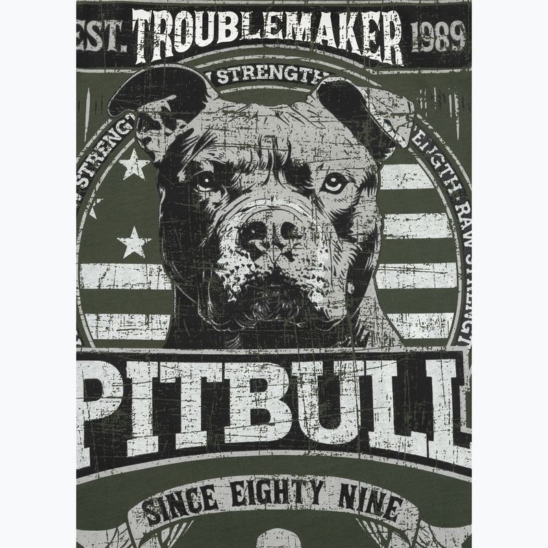 Pánske tričko Pitbull Troublemarker old green 5
