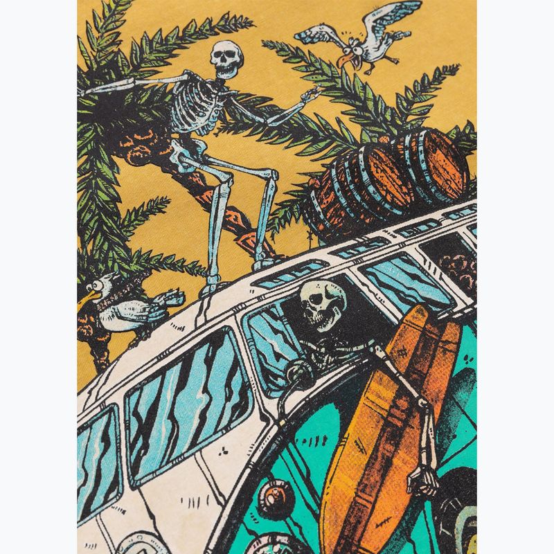 Pánske tričko Pitbull Open Beach washed yellow 8