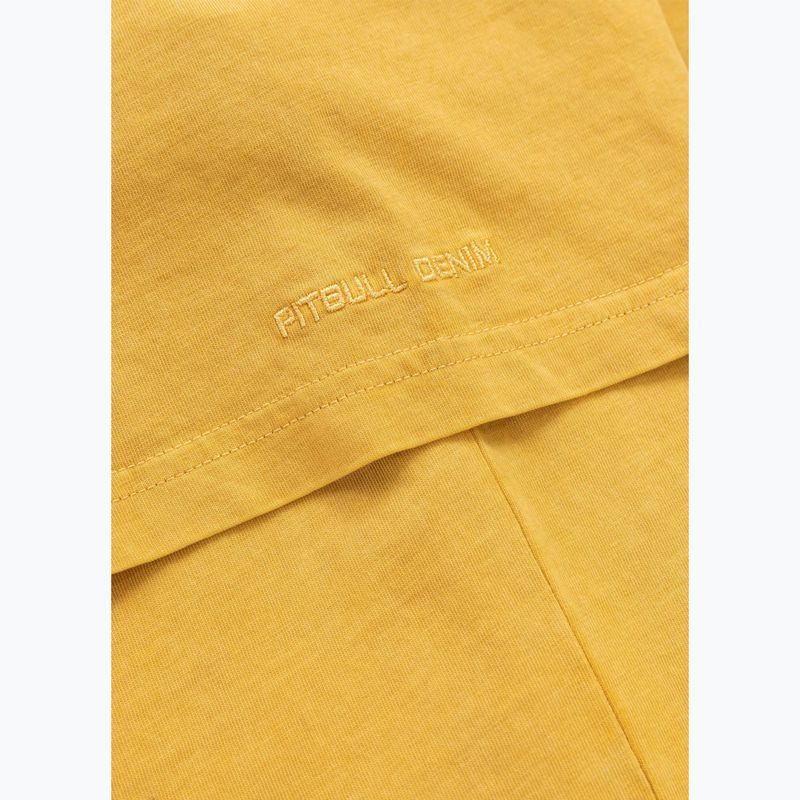 Pánske tričko Pitbull Open Beach washed yellow 10