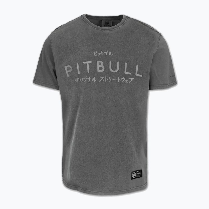 Pánske tričko Pitbull Mt. Fuji washed grey