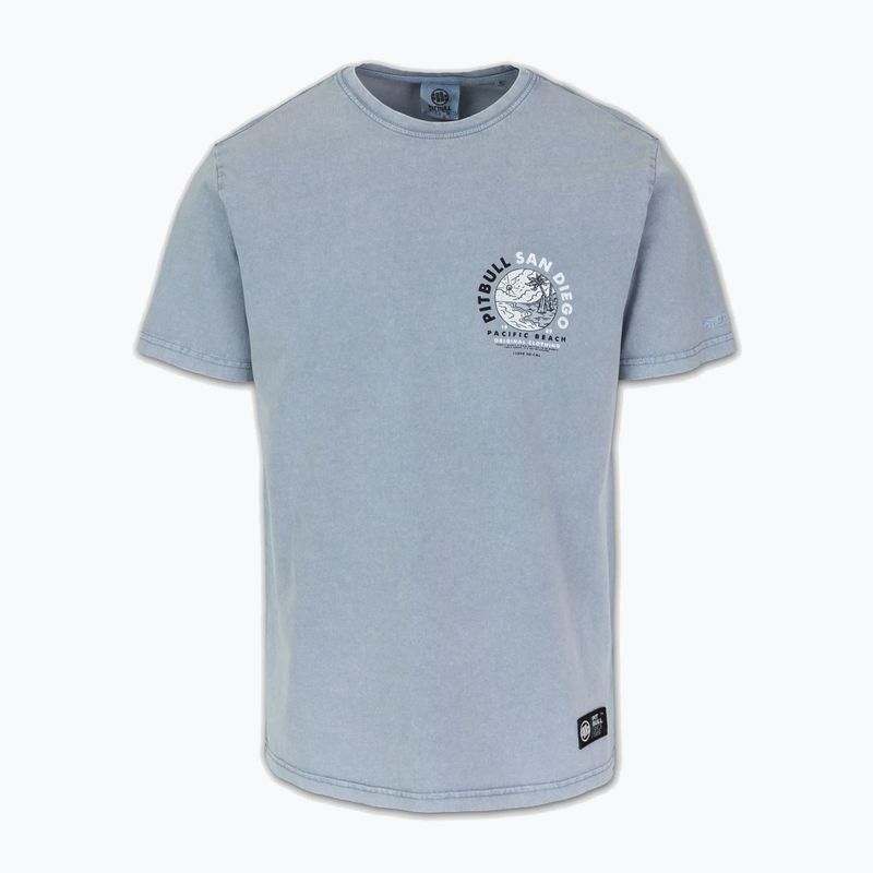 Pánske tričko Pitbull Planet Surf washed blue 5
