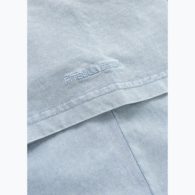 Pánske tričko Pitbull Planet Surf washed blue 11