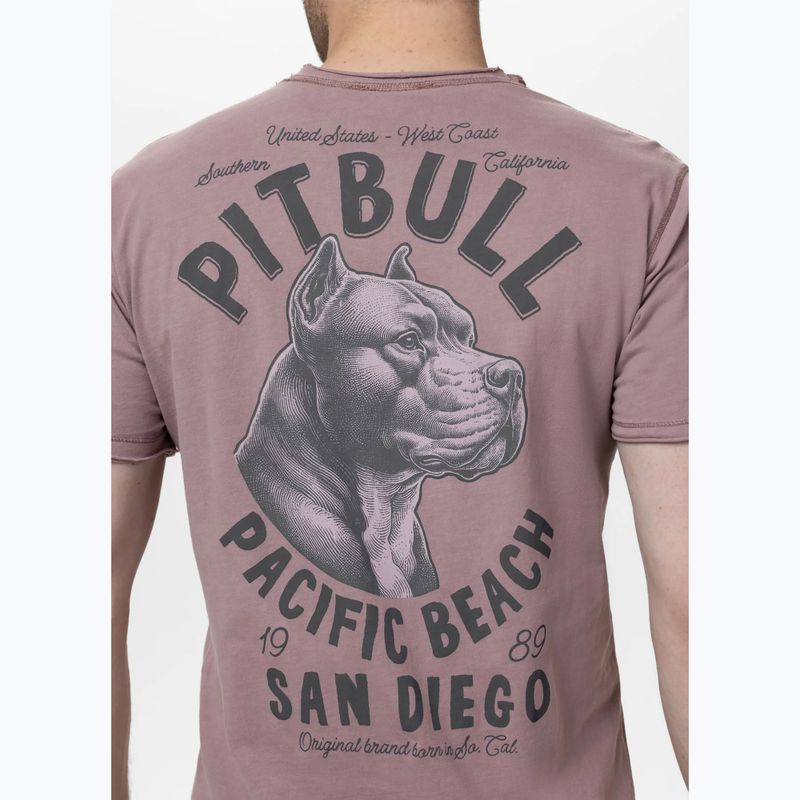 Pánske tričko Pitbull Pacyfic dusty burgundy 3