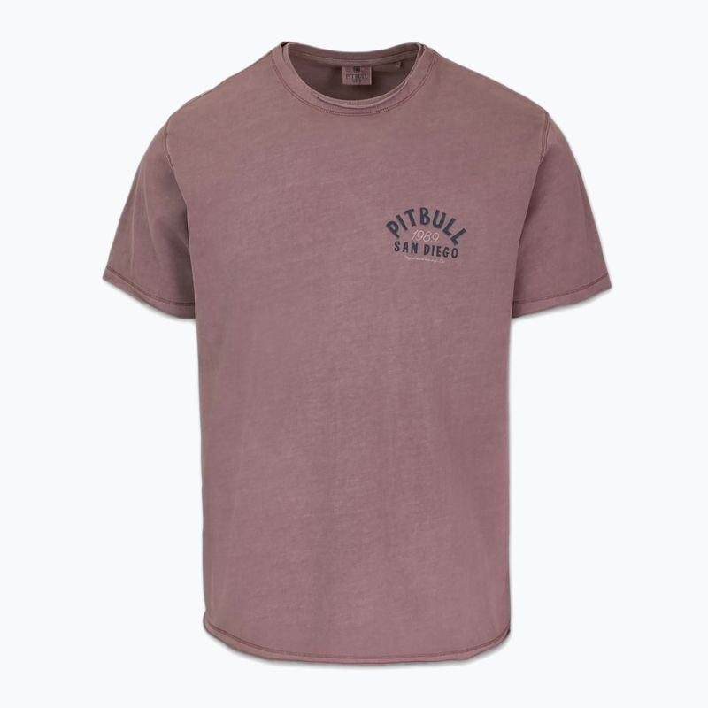 Pánske tričko Pitbull Pacyfic dusty burgundy