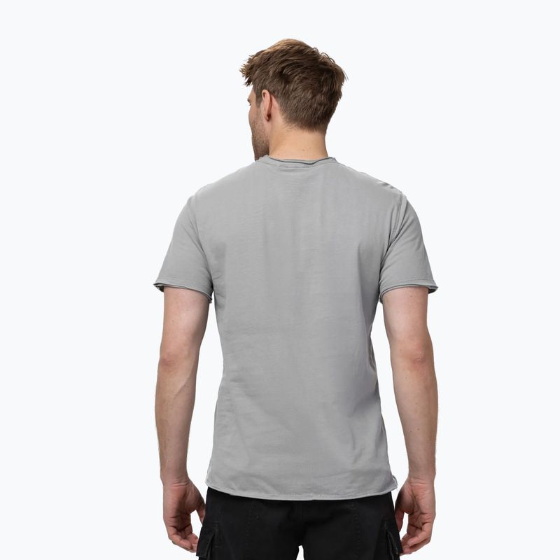Pánske tričko Pitbull Shkull Logo grey 3