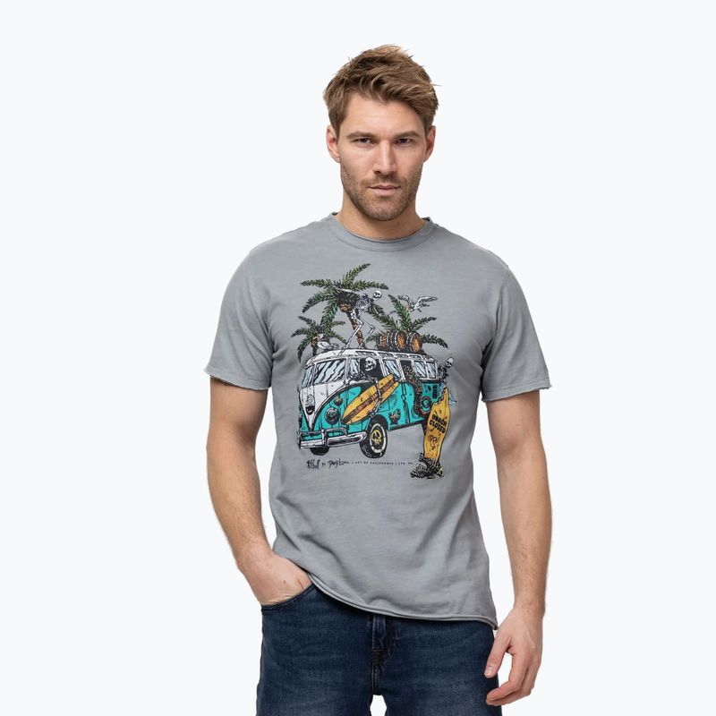 Pánske tričko Pitbull Open Beach grey