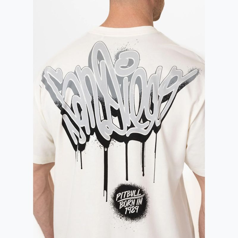 Pánske tričko Pitbull Graffiti off white 4