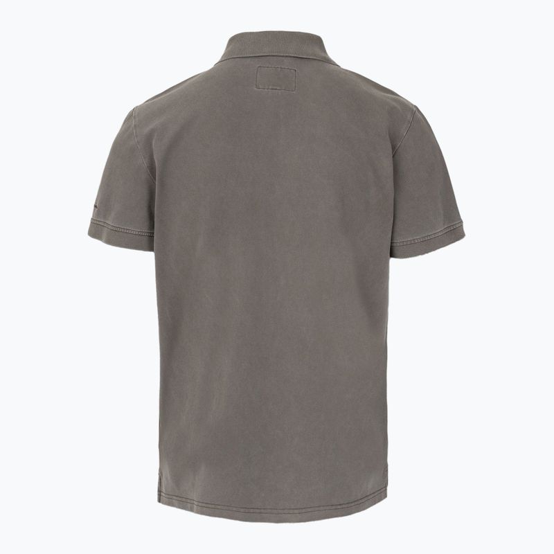 Pánske polo tričko Pitbull Washed Polo dark brown 2