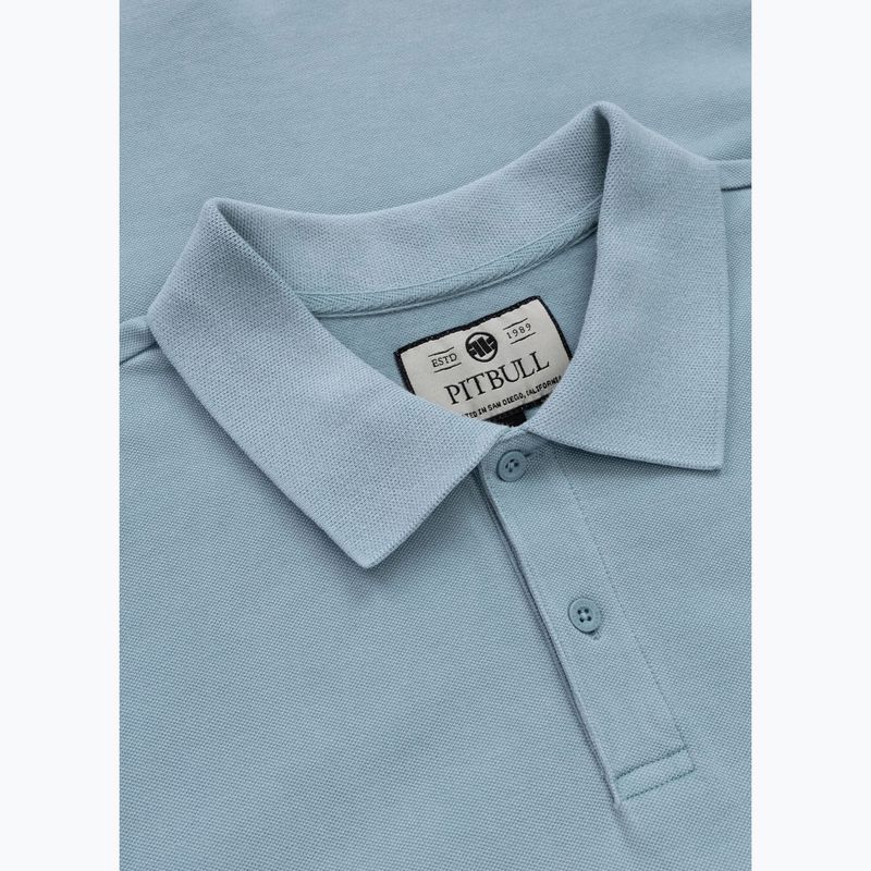 Pánske polo tričko Pitbull Washed Polo washed blue 3