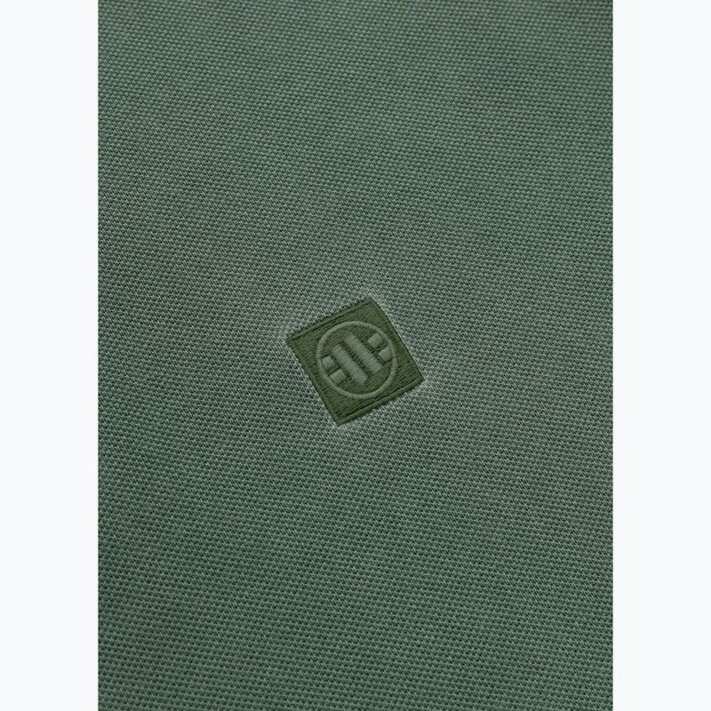 Pánske polo tričko Pitbull Washed Polo sage green 4