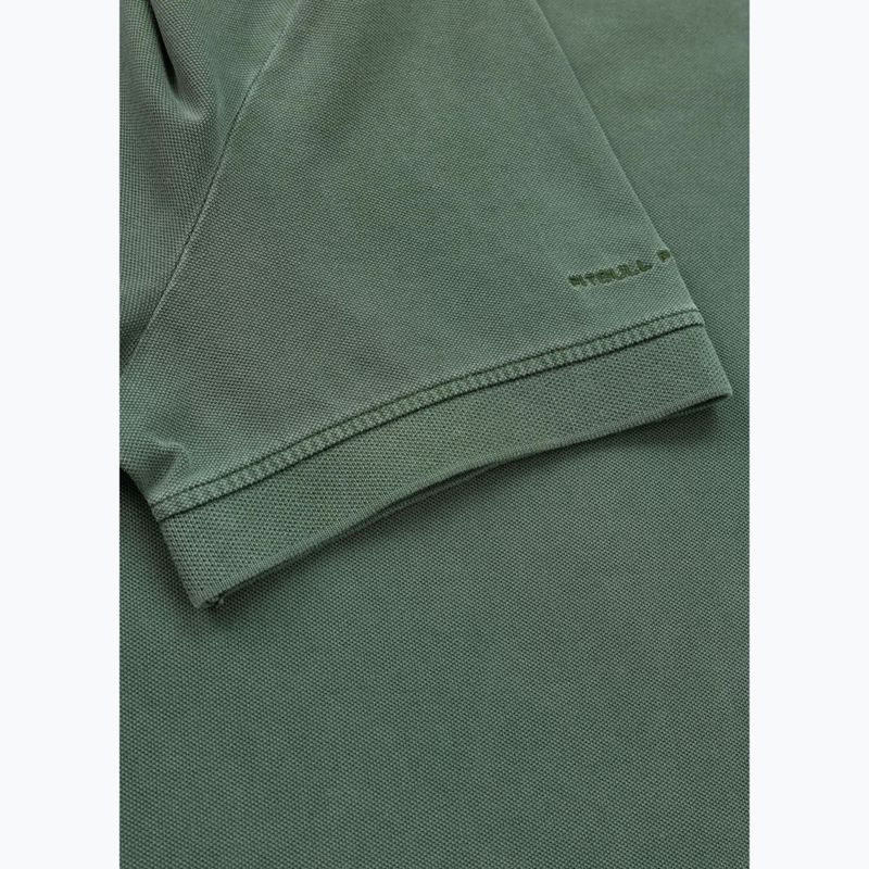 Pánske polo tričko Pitbull Washed Polo sage green 5