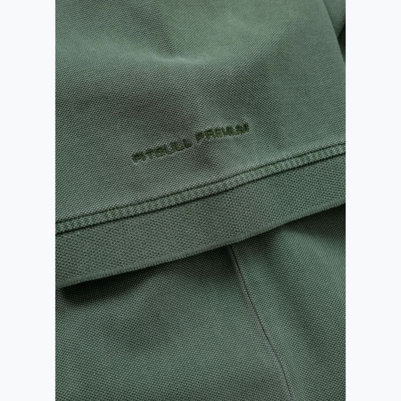 Pánske polo tričko Pitbull Washed Polo sage green 6