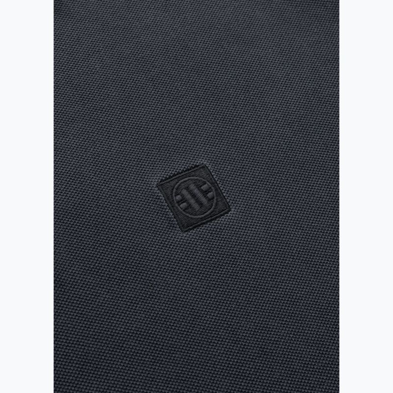 Pánske polo tričko Pitbull Washed Polo dark graphite 4