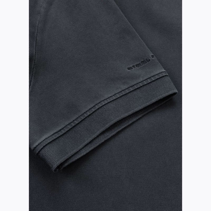 Pánske polo tričko Pitbull Washed Polo dark graphite 5