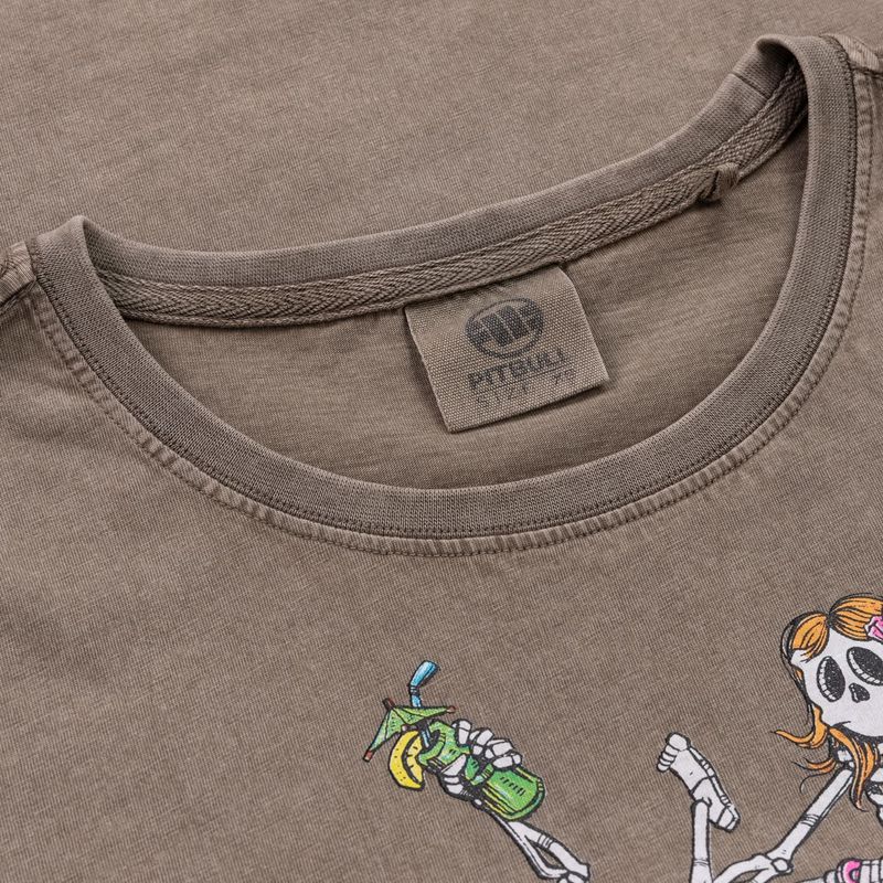 Dámske tričko Pitbull Cruisinandboozin dark brown 6