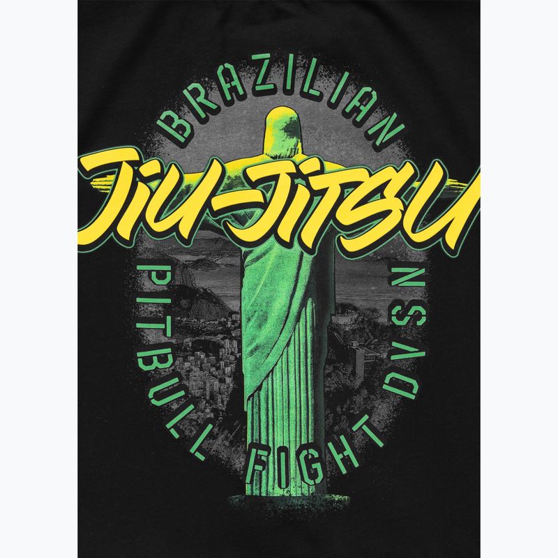 Pitbull BJJ FIGHT DVSN pánske tričko čierne 5