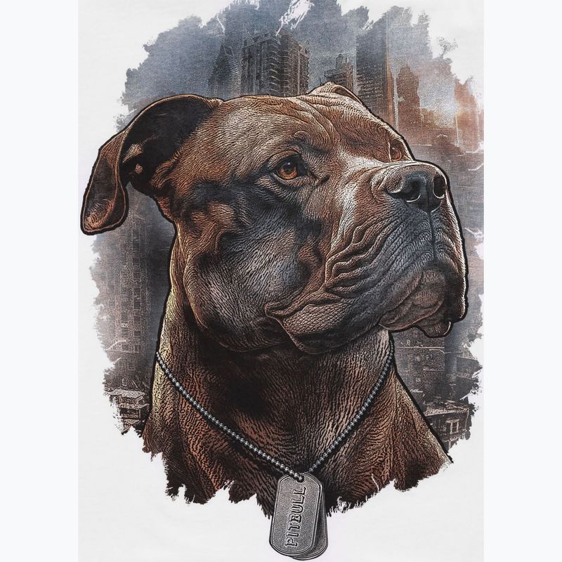 Pitbull Hero pánske tričko biele 9