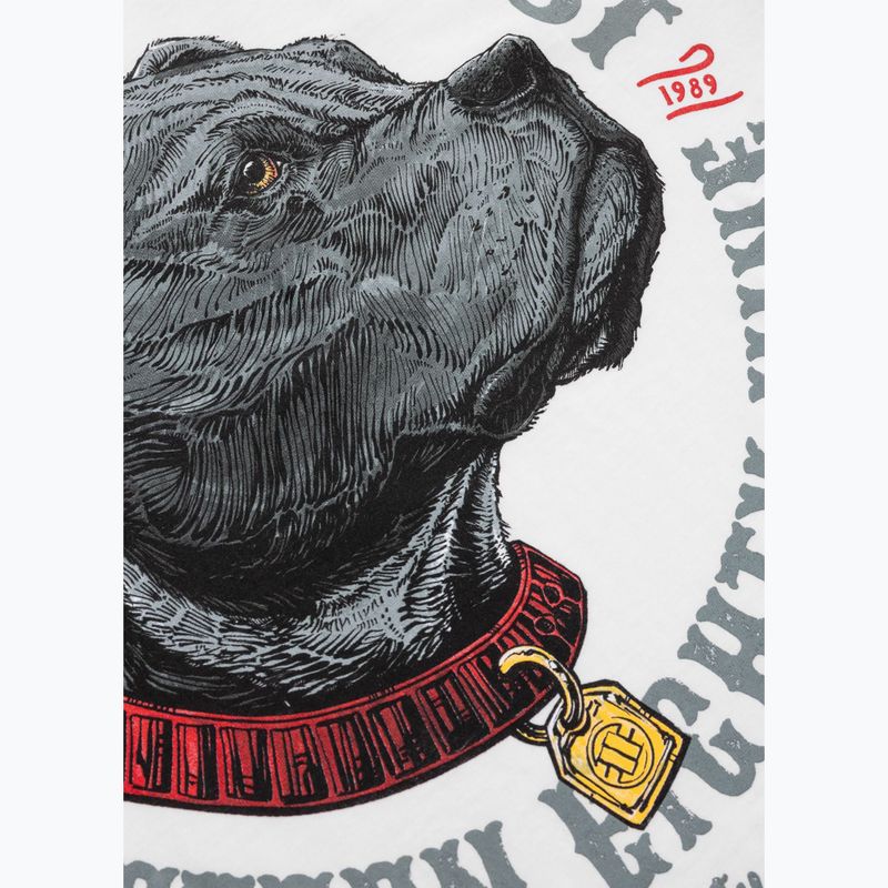 Pitbull Strength & Respect pánske tričko biele 5