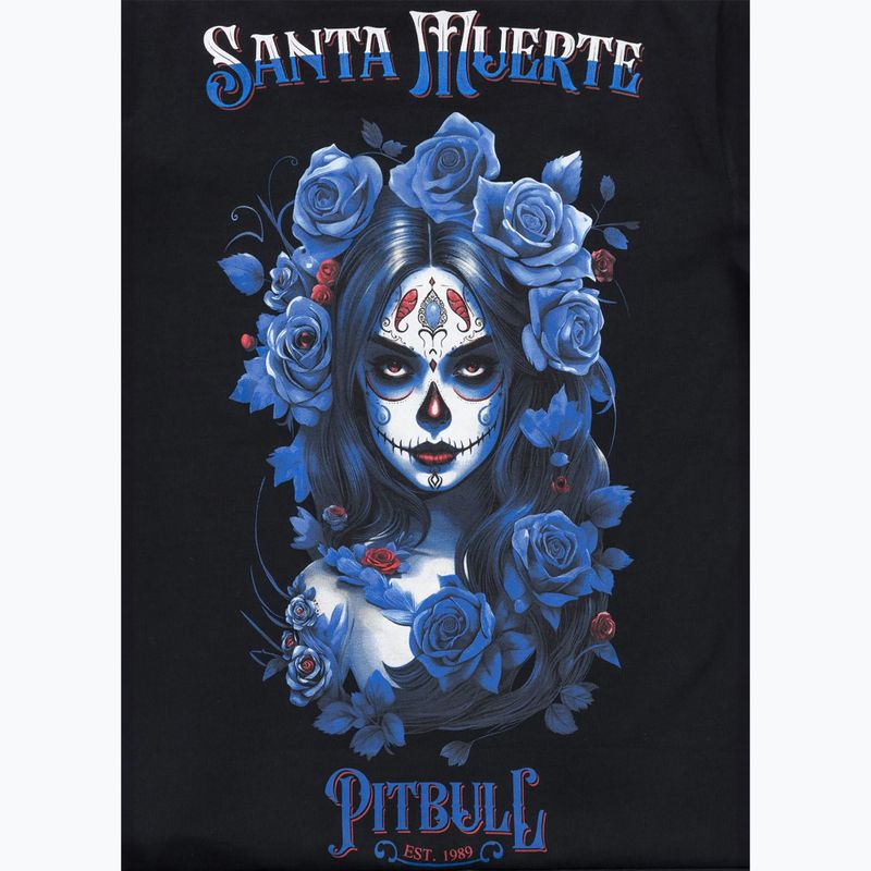 Pitbull dámske tričko Santa Muerte Blue black 8