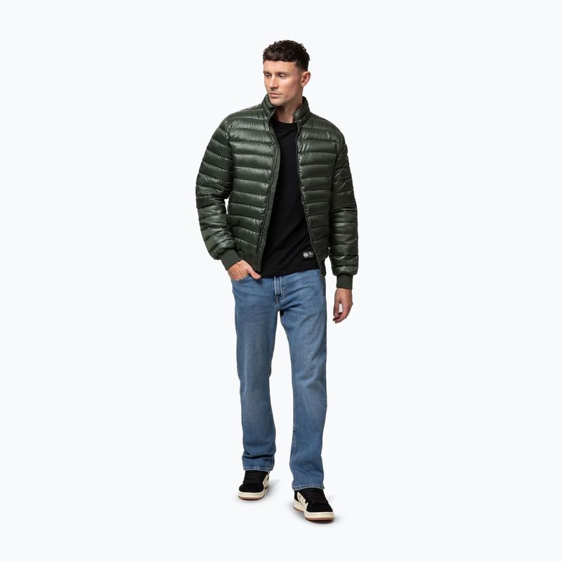 Pánska bunda Pitbull Harper Padded old green 2