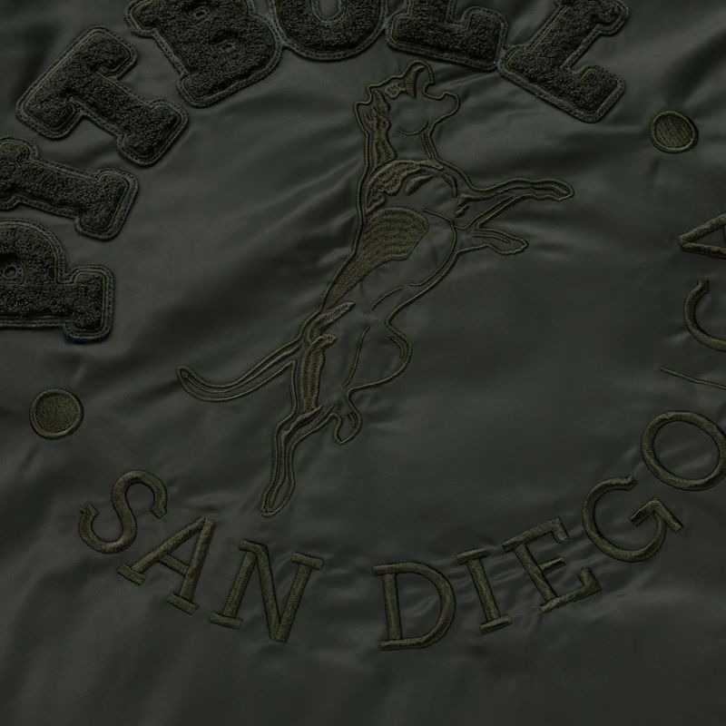 Pánska bunda Pitbull Hacket Washed Bomber dark green 5