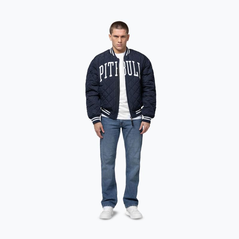 Pánska bunda Pitbull Jupiter Padded Baseball dark navy 2