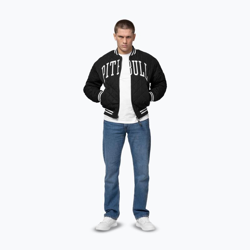 Pánska bunda Pitbull Jupiter Padded Baseball black 2