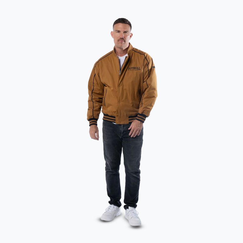 Pánska bunda Pitbull Radford Baseball honey yellow 2