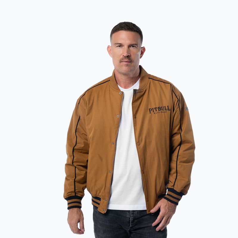 Pánska bunda Pitbull Radford Baseball honey yellow 4