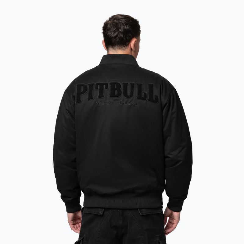 Pánska bunda Pitbull Radford Baseball black/black 3