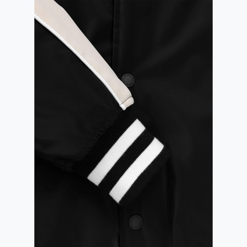 Pánska bunda Pitbull Manolito Baseball black/white 12